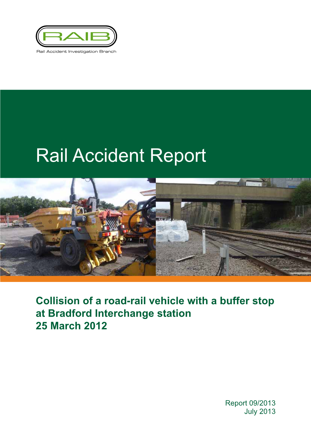 Rail Accident Report