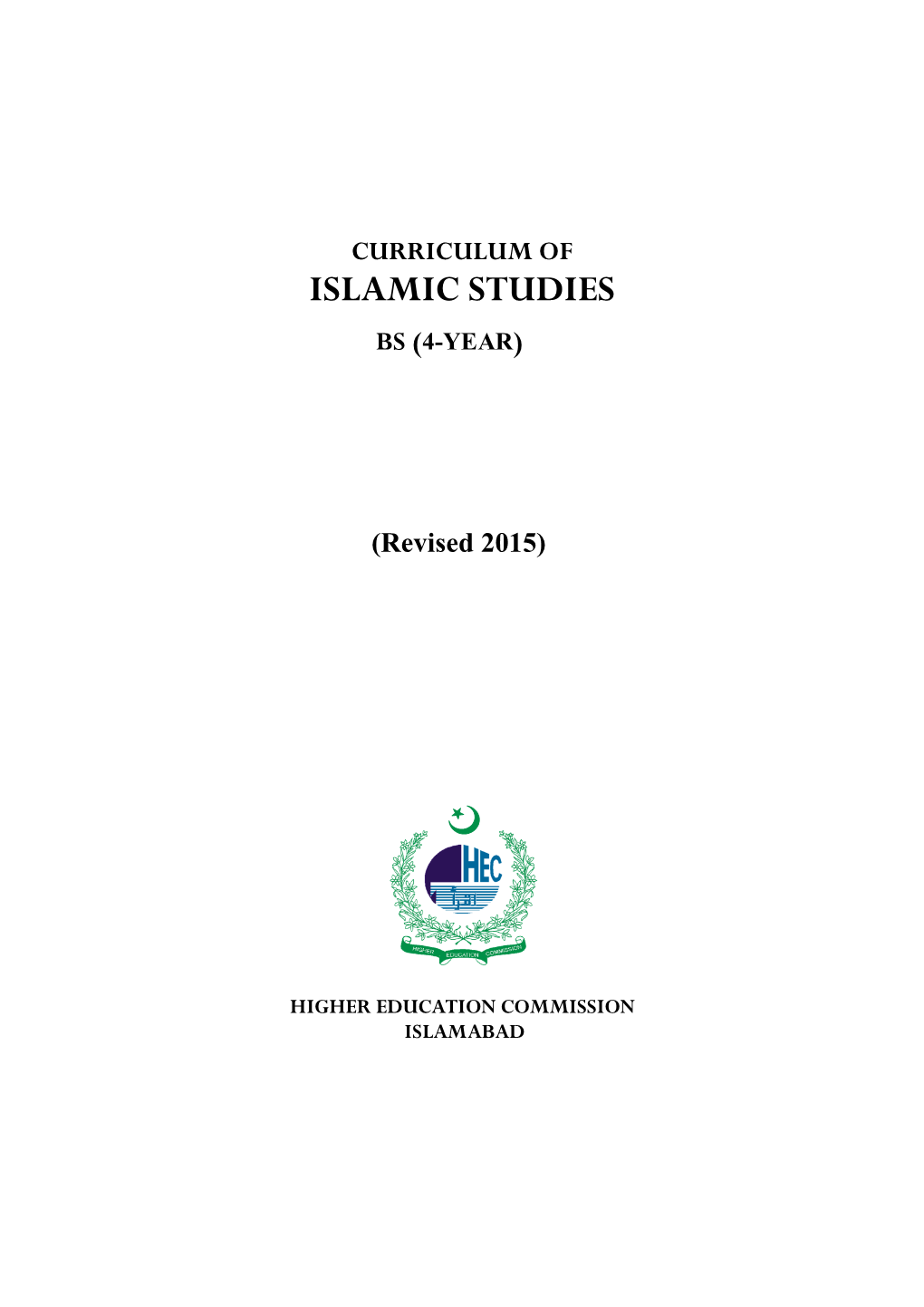 BS Islamic Studies……………