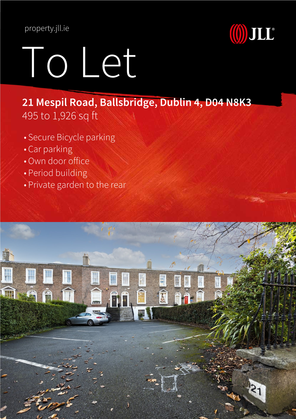 21 Mespil Road, Ballsbridge, Dublin 4, D04 N8K3 495 to 1,926 Sq Ft