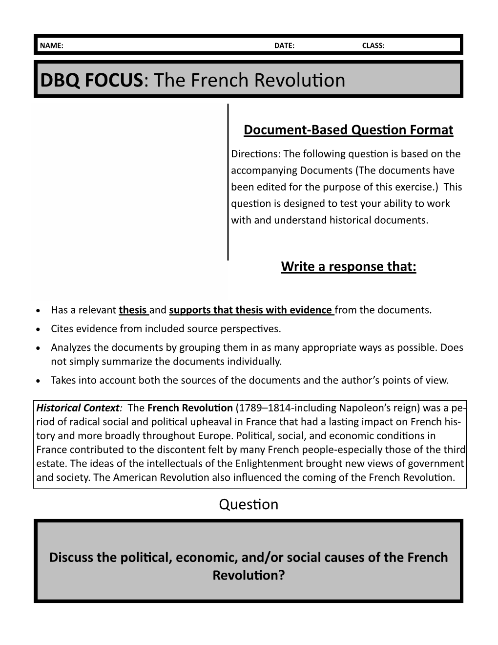 The French Revolution