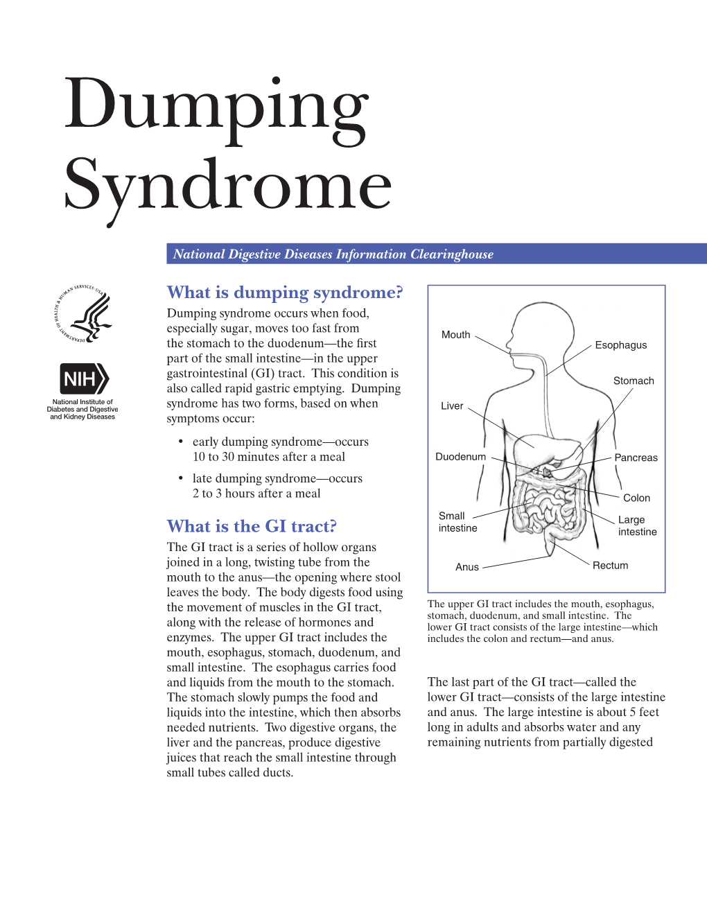 Dumping Syndrome