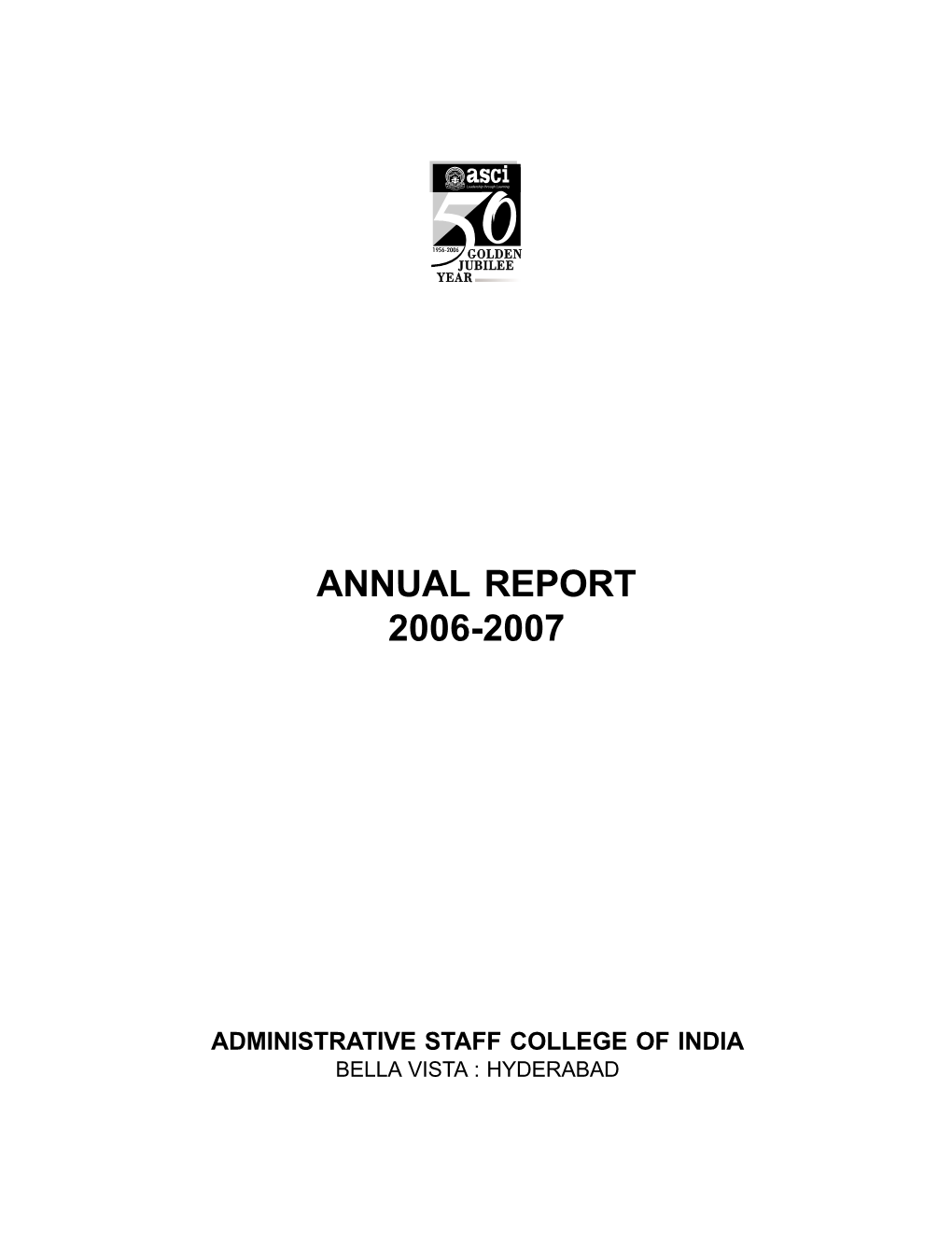 Annual Report 2006-2007