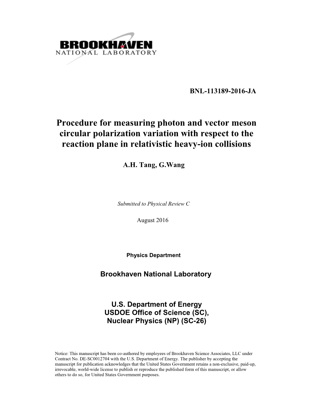 Procedure for Measuring Photon and Vector Meson Circular Polarization Variation with Respect to the Reaction Plane in Relativistic Heavy-Ion Collisions