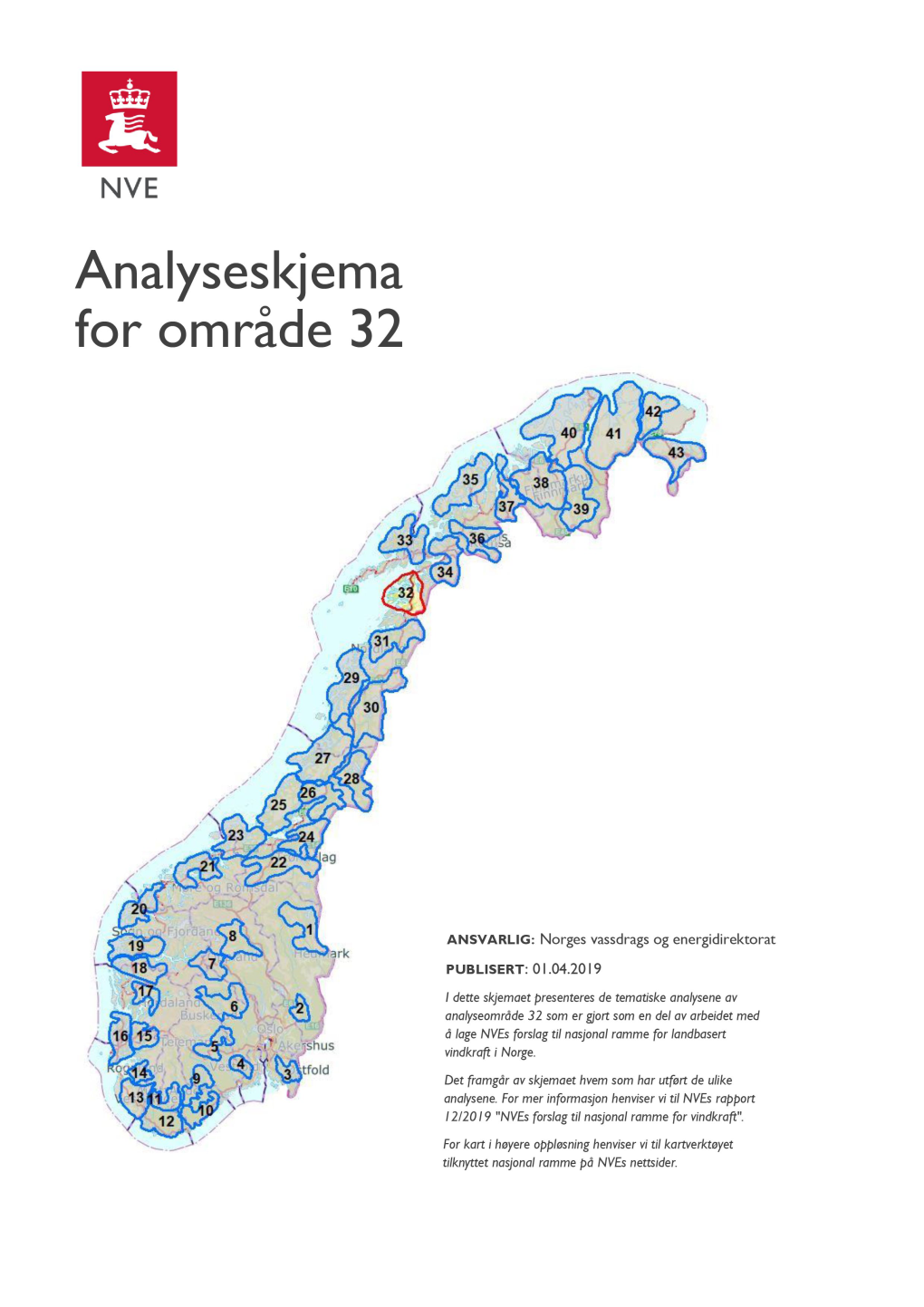 Analyseskjema for Område 32