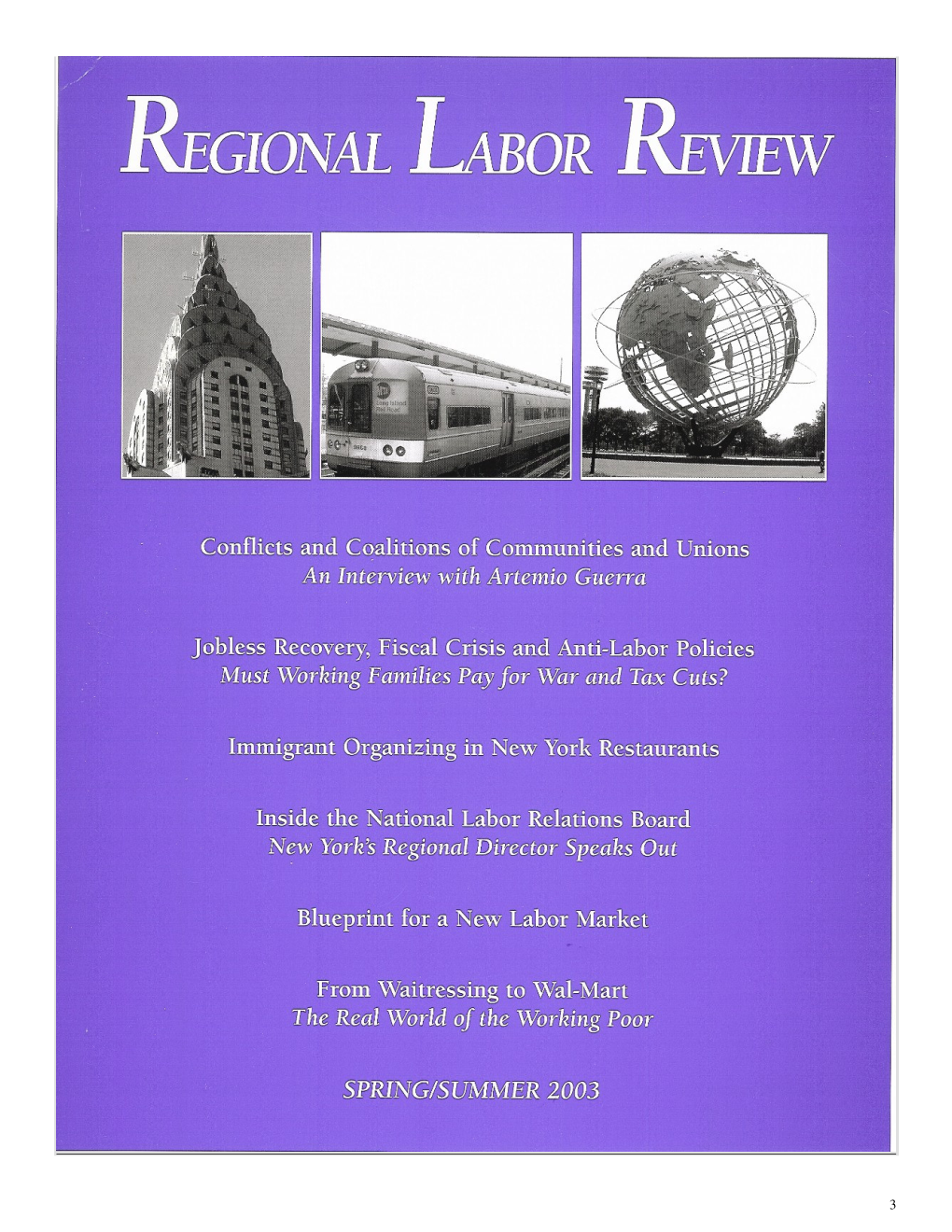 Jobless Recovery, Fiscal Crisis and Anti-Labor Policies: Must Working Families Pay for War and Tax Cuts? by Gregory Defreitas