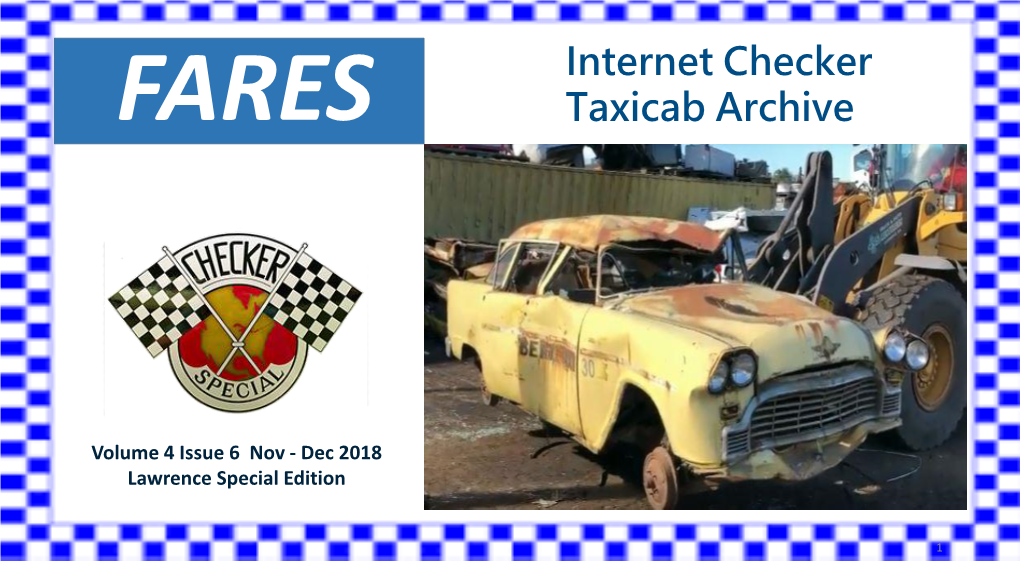 Internet Checker Taxicab Archive