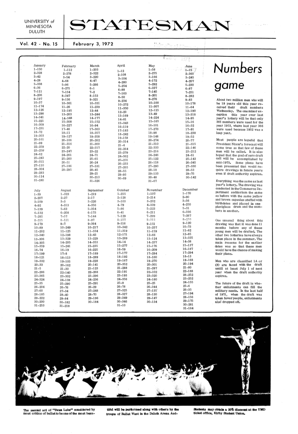 Umdstatesman (1972-02-03).Pdf (11.85Mb Application/Pdf)