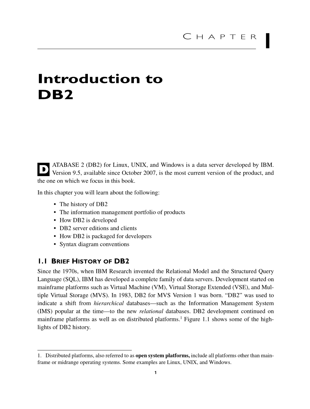 Introduction to DB2