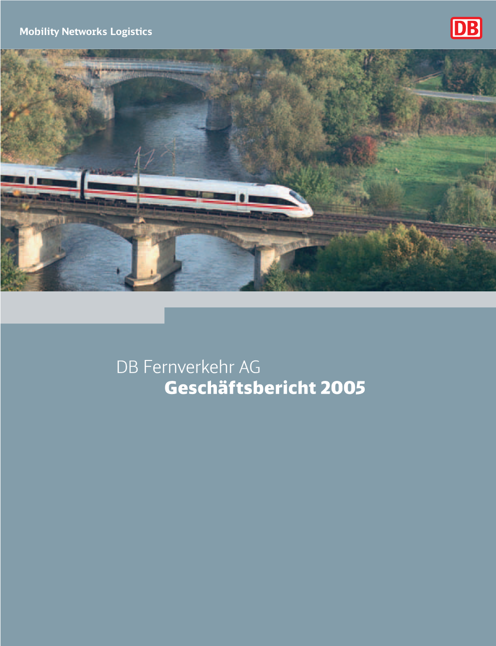 DB Fernverkehr AG Geschäftsbericht 2005 Entwicklung Im Geschäftsjahr 2005