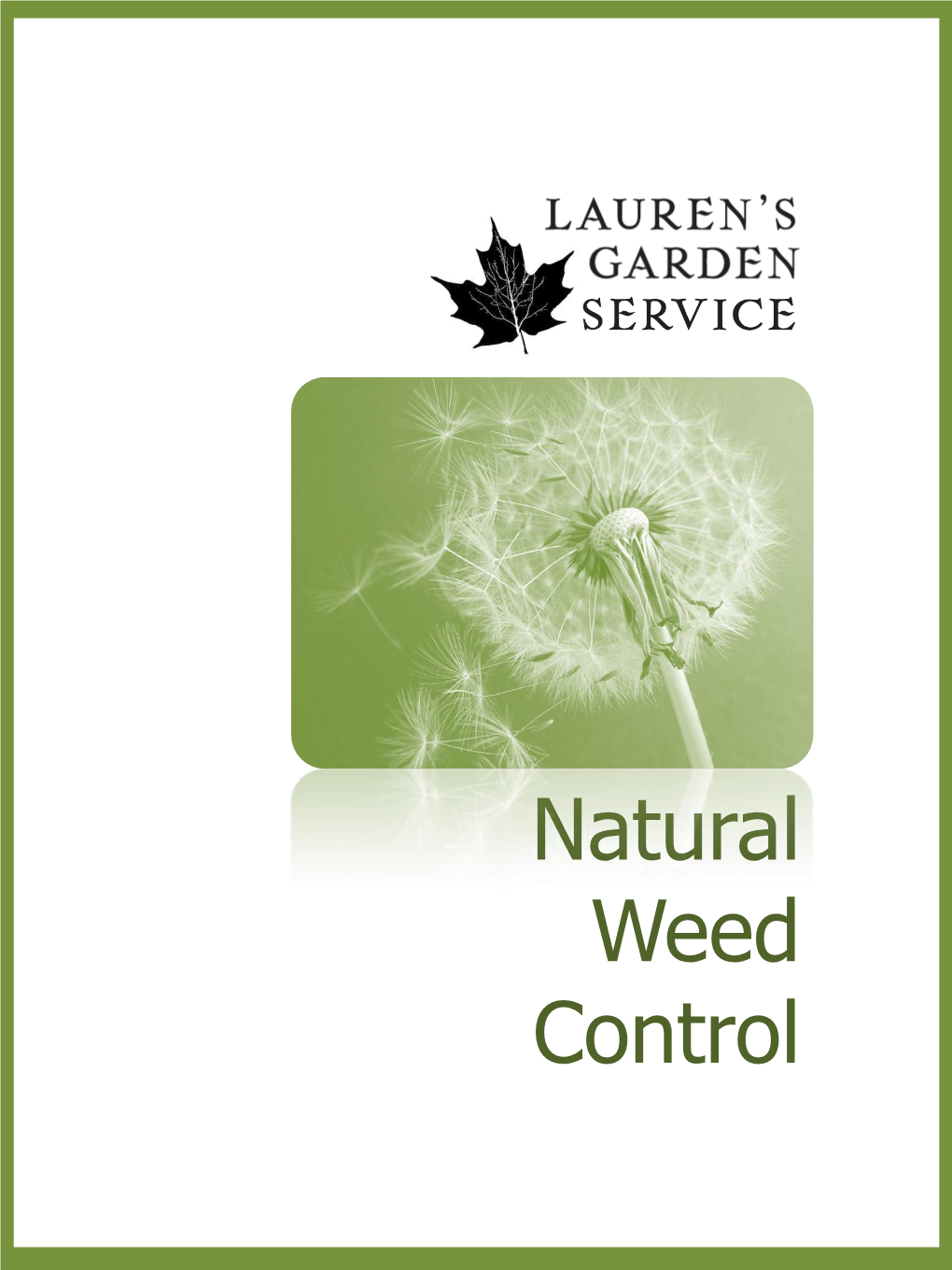 Natural Weed Control Natural Weed Control Page 2