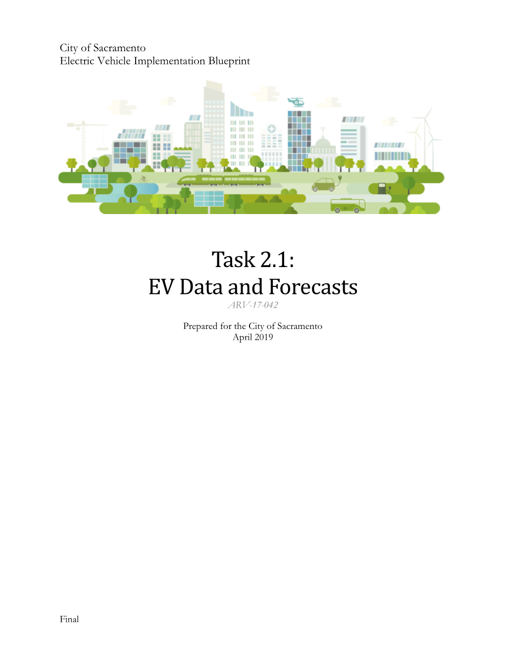 Task 2.1: EV Data and Forecasts ARV-17-042