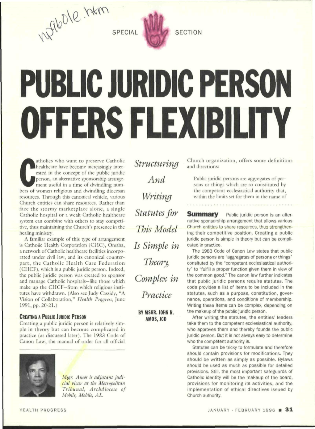 Public Juridic Person Offers Flexibility