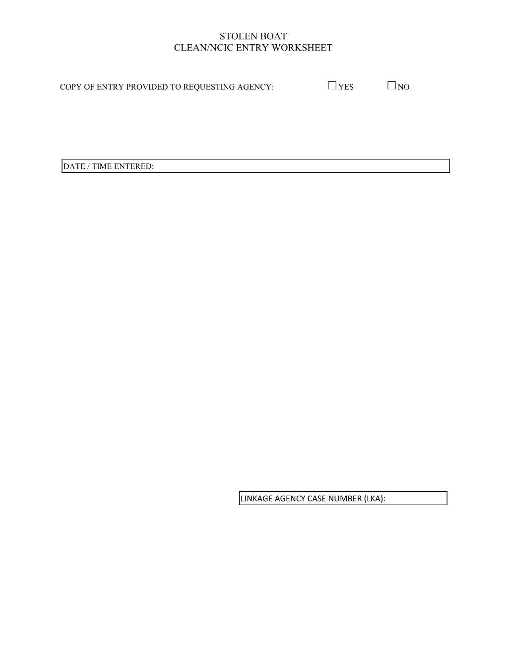 Type of Entry: Occupants Armed Hold for Prints