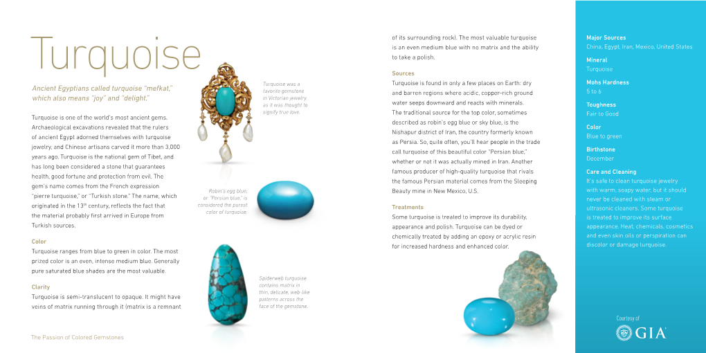 Turquoise Major Sources Is an Even Medium Blue with No Matrix and the Ability China, Egypt, Iran, Mexico, United States