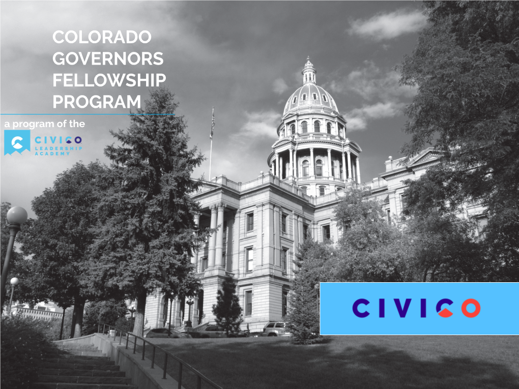 Colorado Governors Fellowship Program