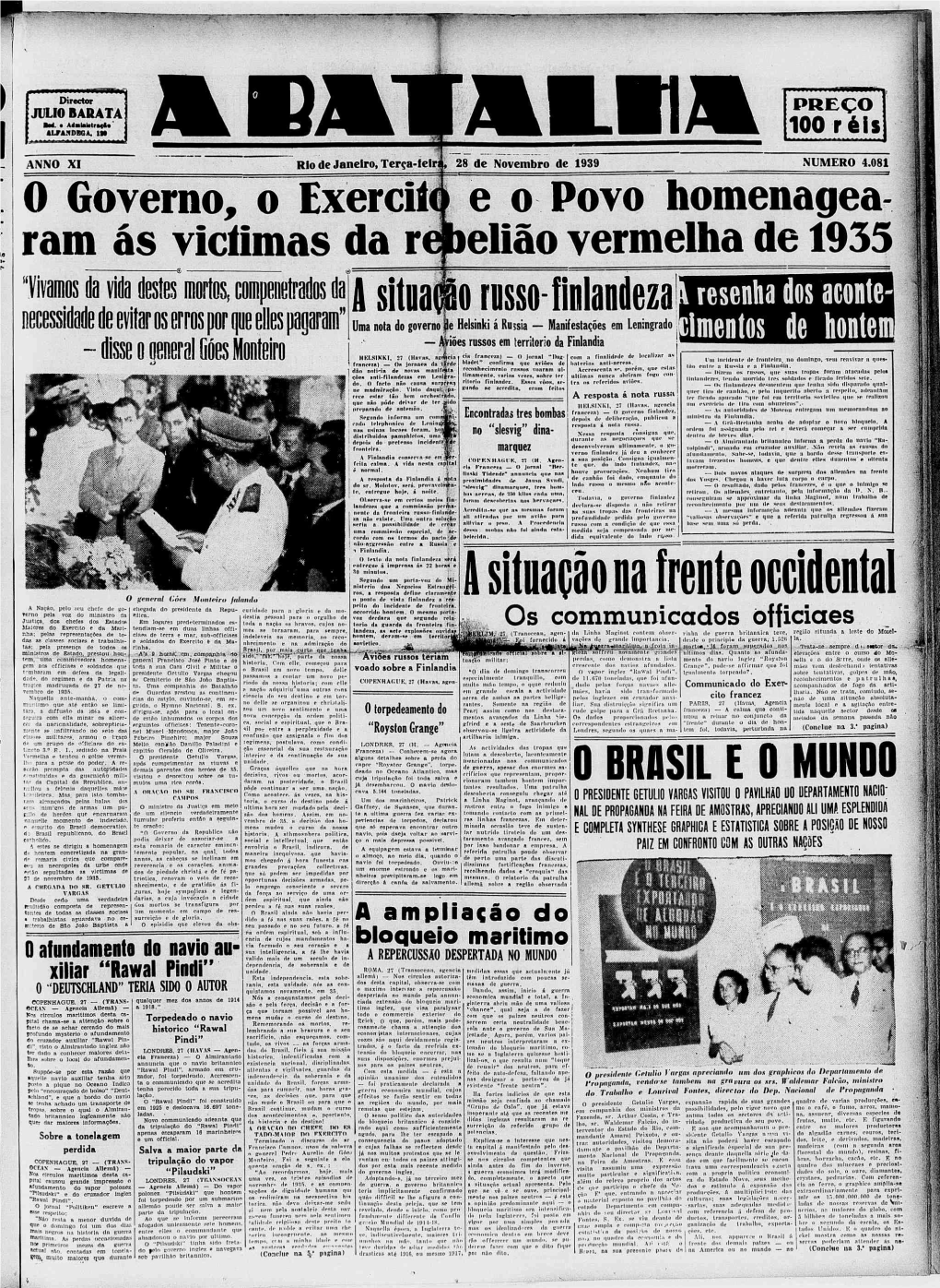 0 Governo, O Exercito E O Povo Homenagea Ram Ás Victimas Da