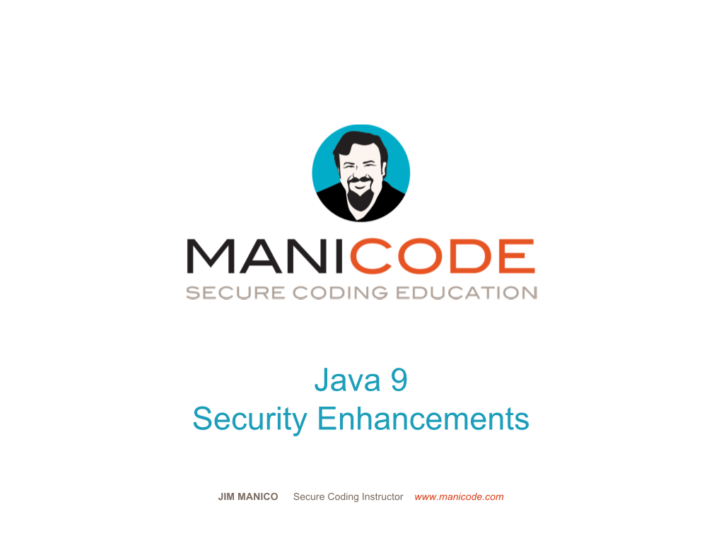 Security Enhancements in Java 9