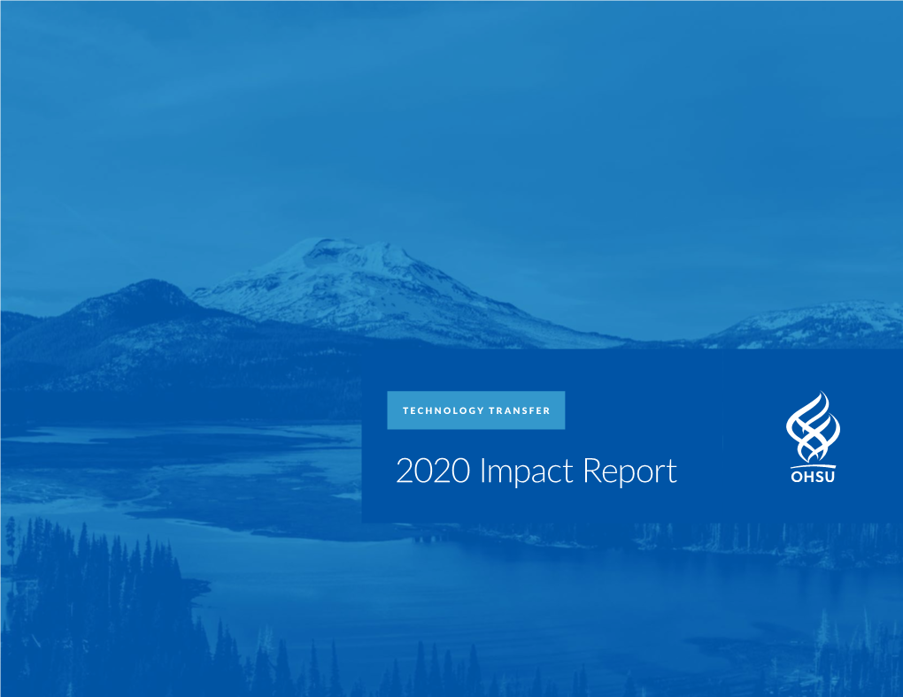 2020 Impact Report TECHNOLOGY TRANSFER