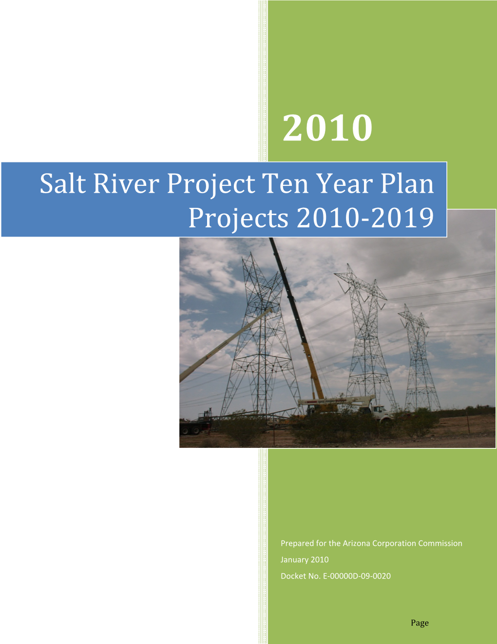 SRP 10 Year Plan