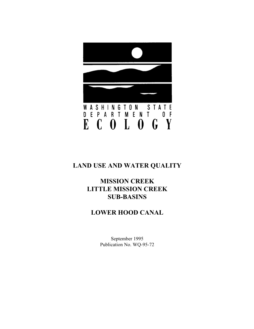 Land Use and Water Quality