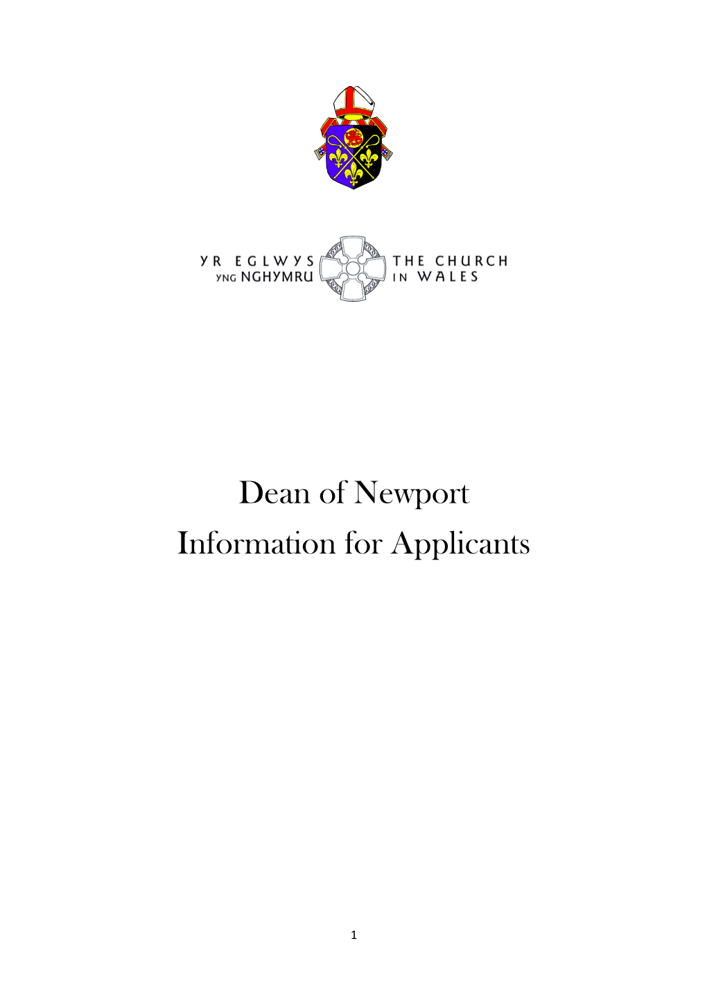 Dean of Newport Information for Applicants