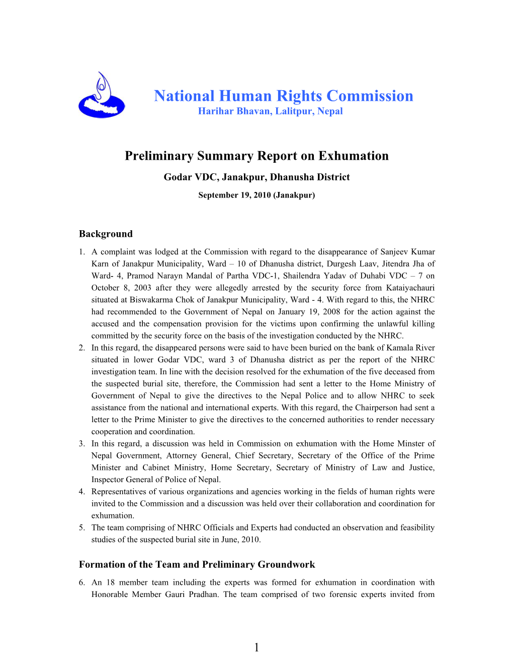 National Human Rights Commission Harihar Bhavan, Lalitpur, Nepal