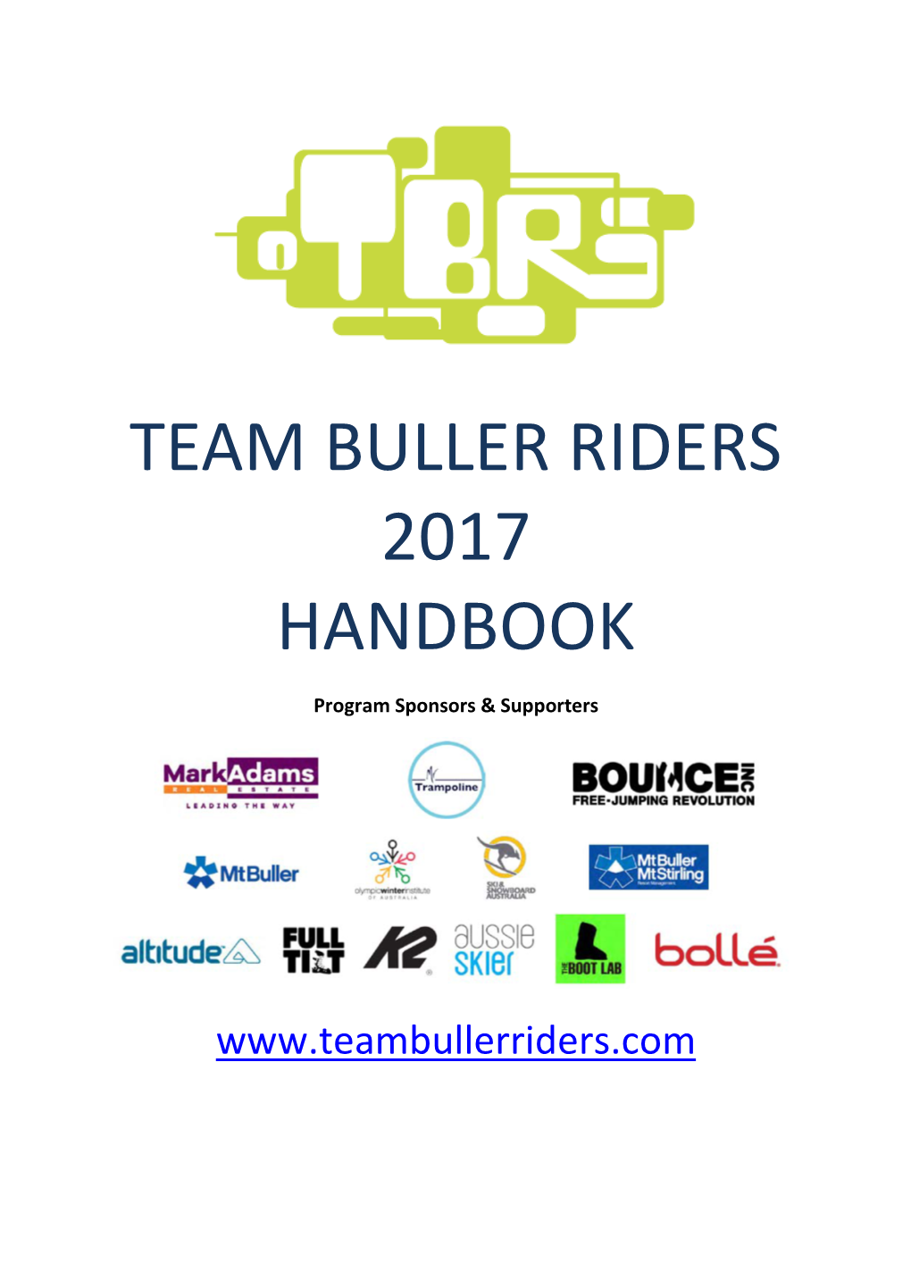 To Download the TBR:2017 Handbook