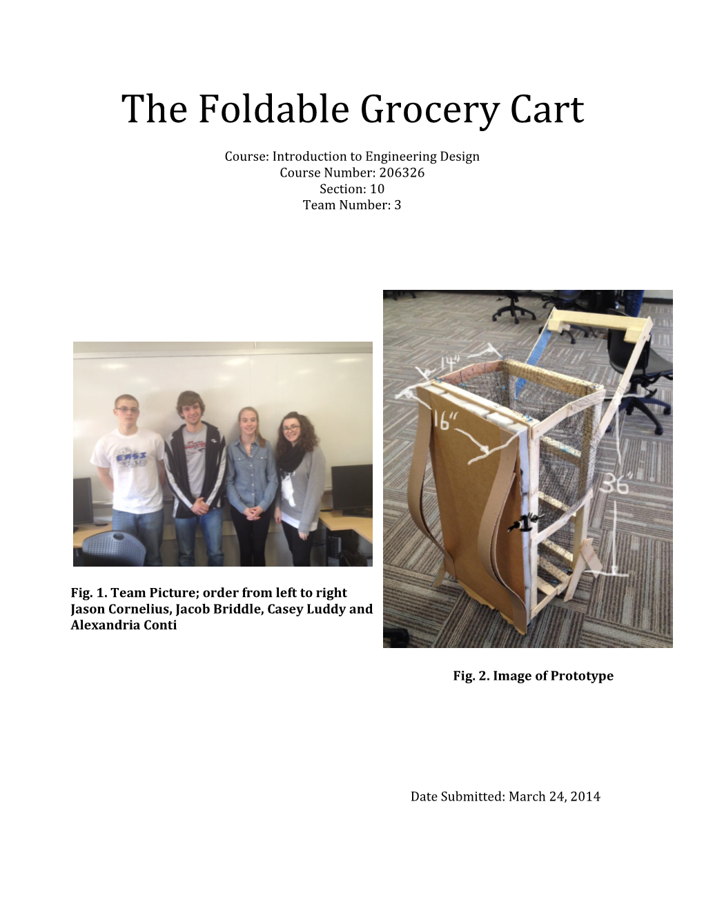 The Foldable Grocery Cart