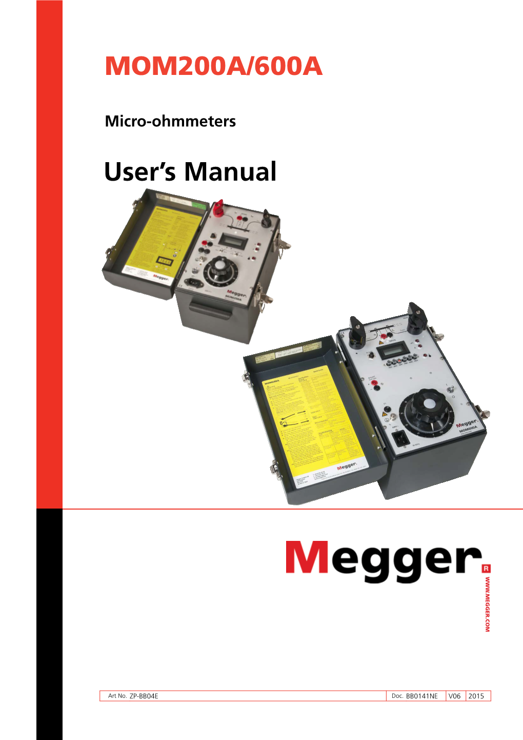 User's Manual MOM200A/600A