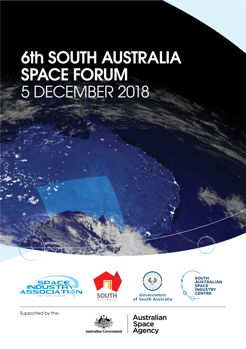 6Th SOUTH AUSTRALIA SPACE FORUM 5 DECEMBER 2018