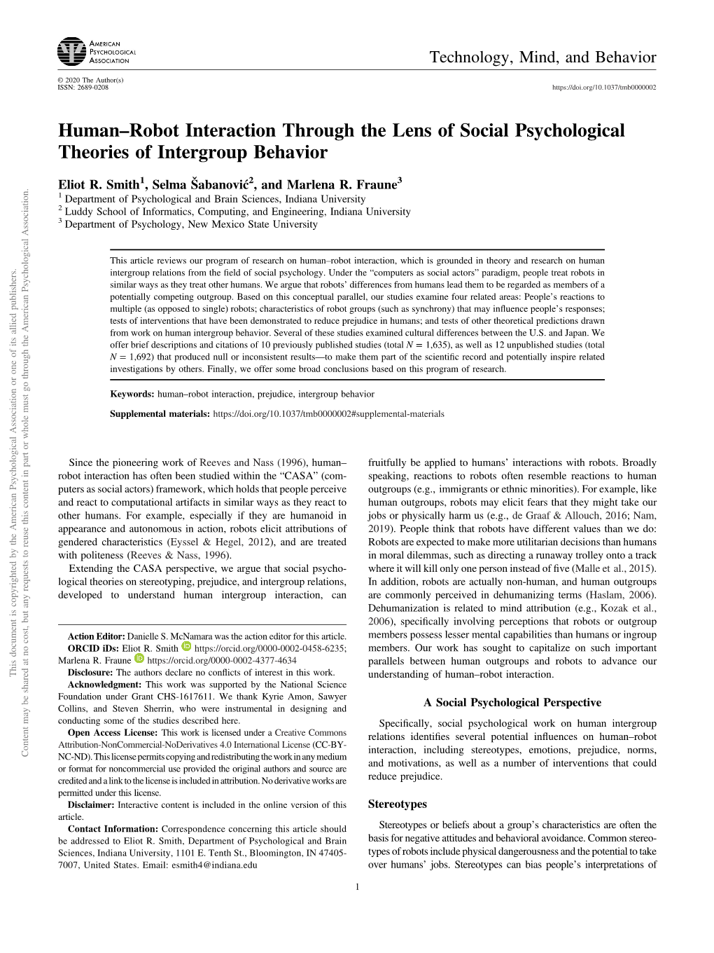 Robot Interaction Through the Lens of Social Psychological Theories of Intergroup Behavior