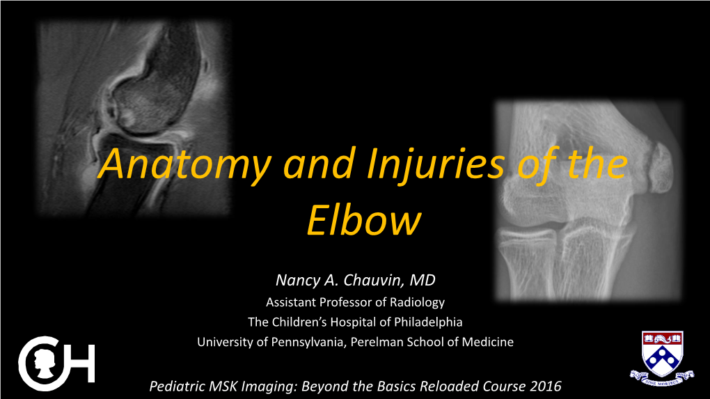 Elbow Injuries in the Adolescent Athlete