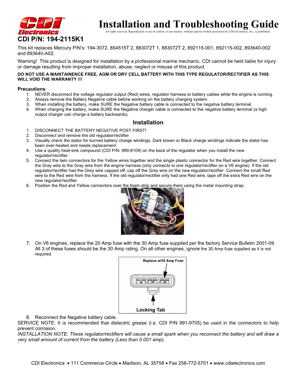 Installation and Troubleshooting Guide All Rights Reserved