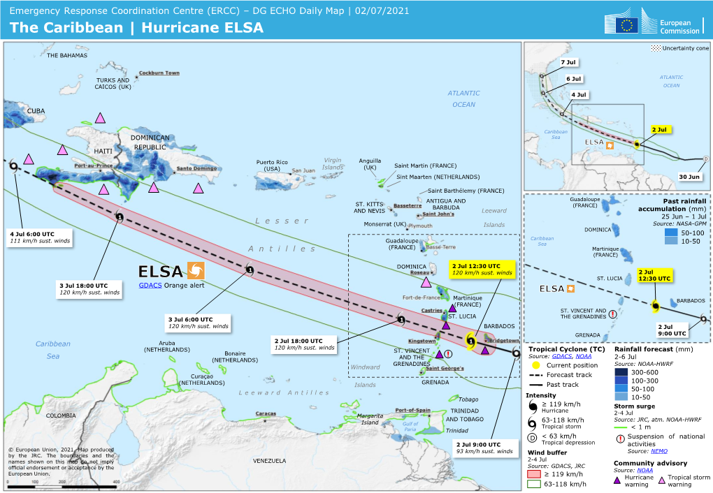 The Caribbean | Hurricane ELSA