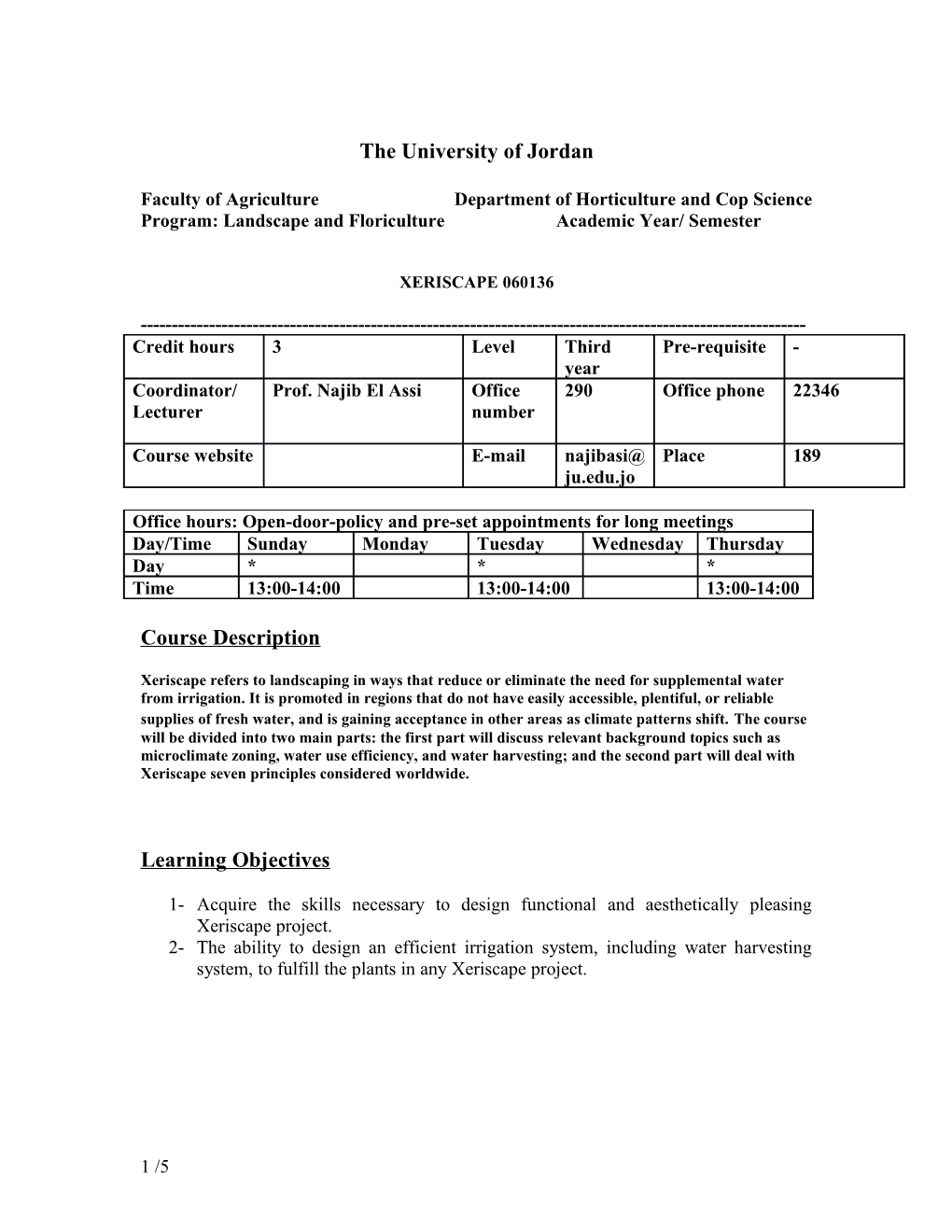 The University of Jordan s1