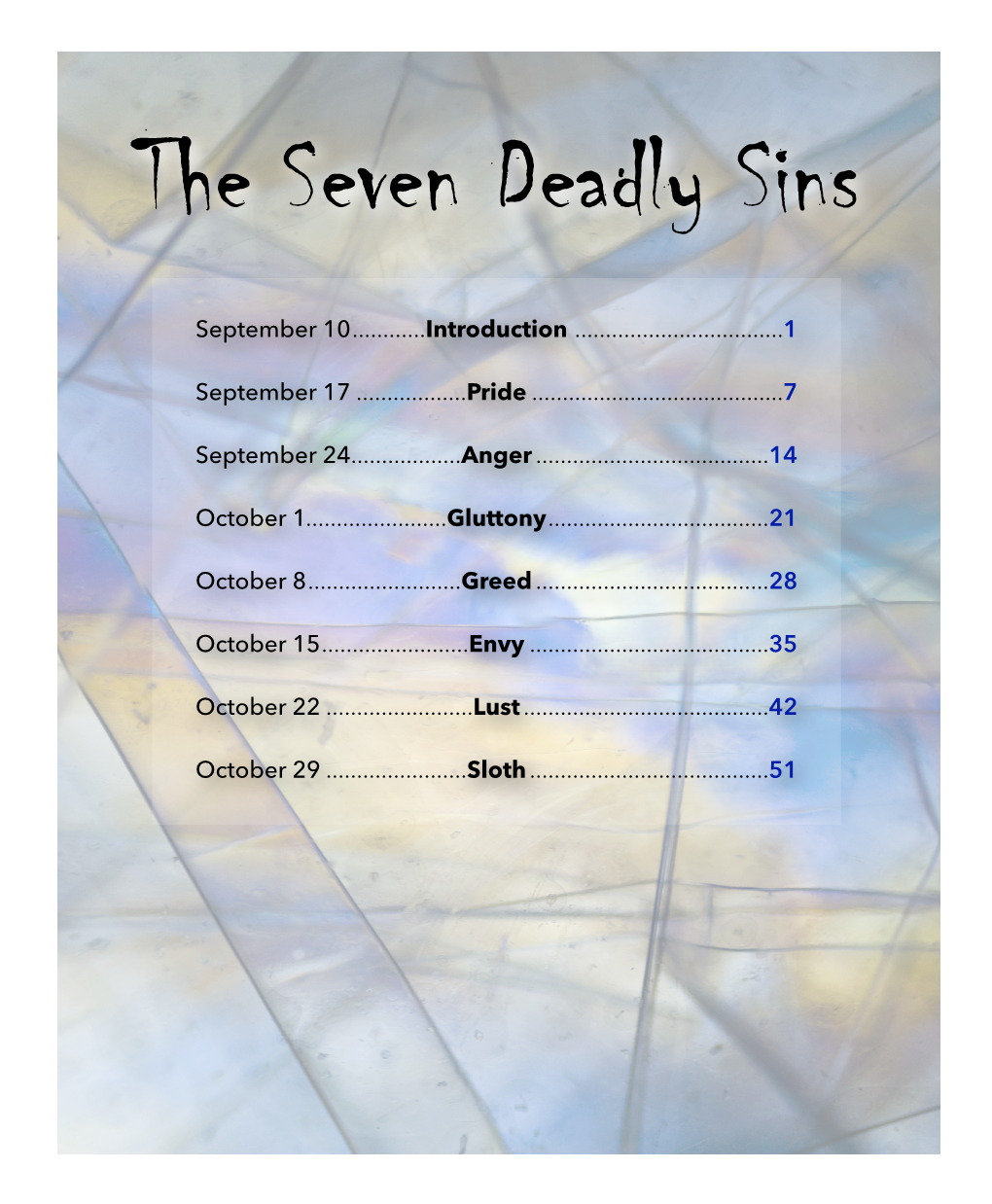 Seven Deadly Sins