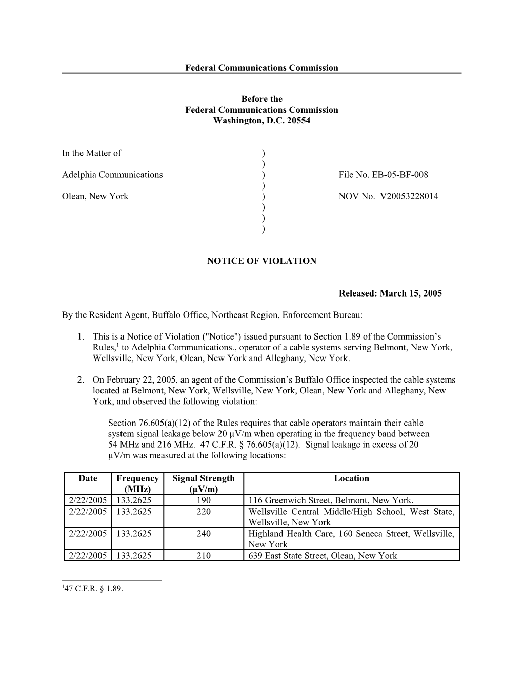 Federal Communications Commission s9