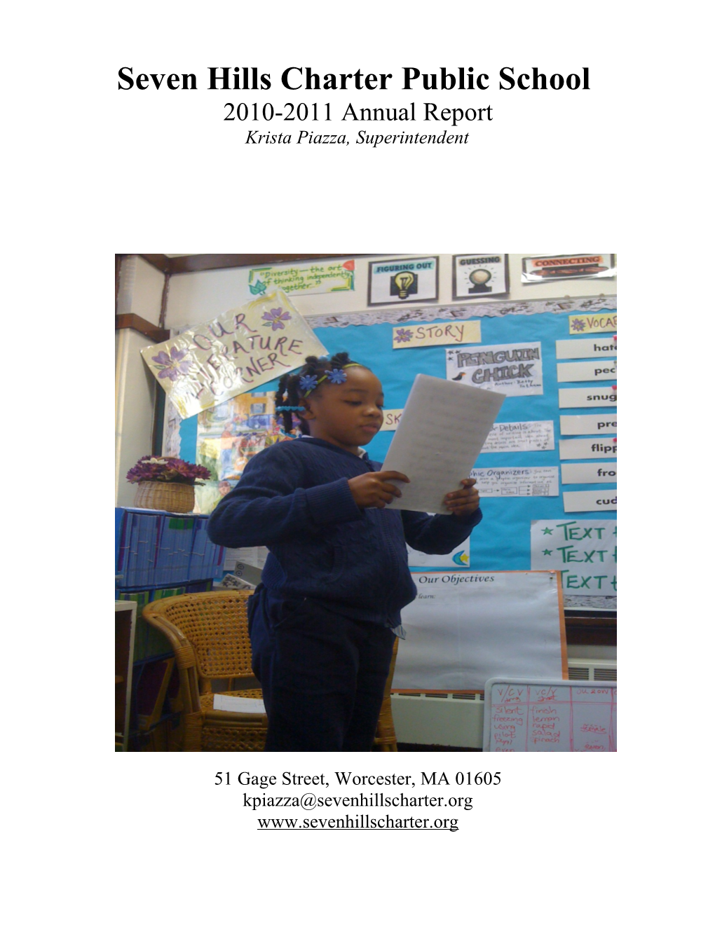 Seven Hills Charter Public School Annual Report 0708