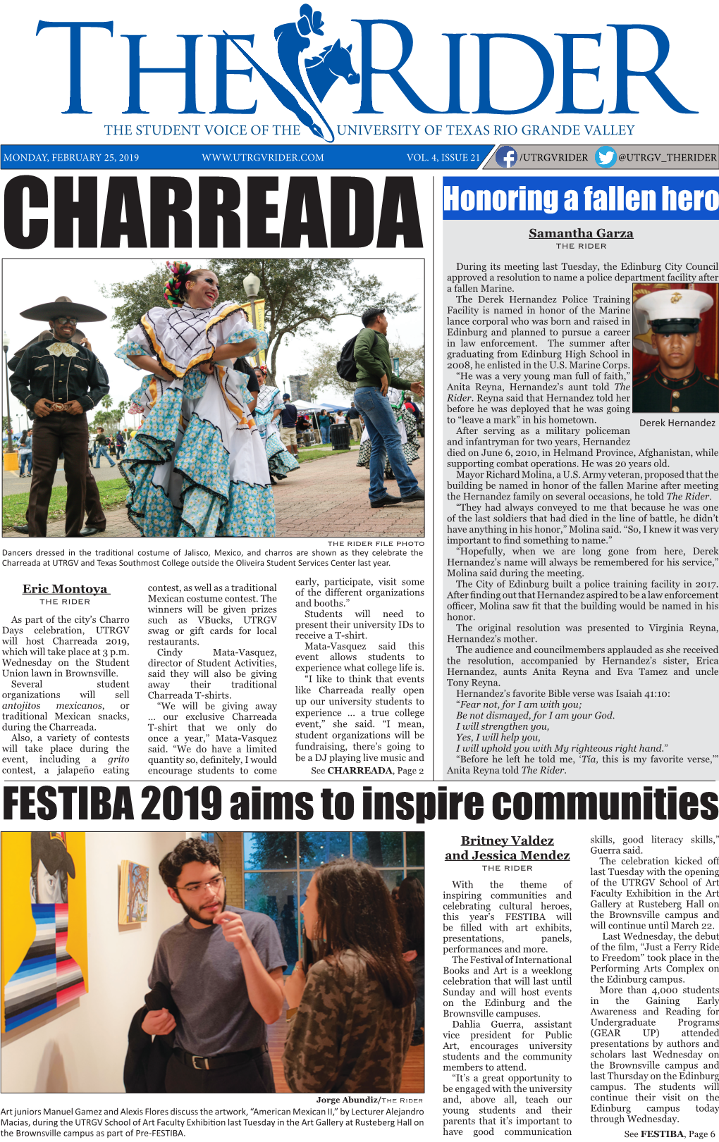 FESTIBA 2019 Aims to Inspire Communities Britney Valdez Skills, Good Literacy Skills,” Guerra Said