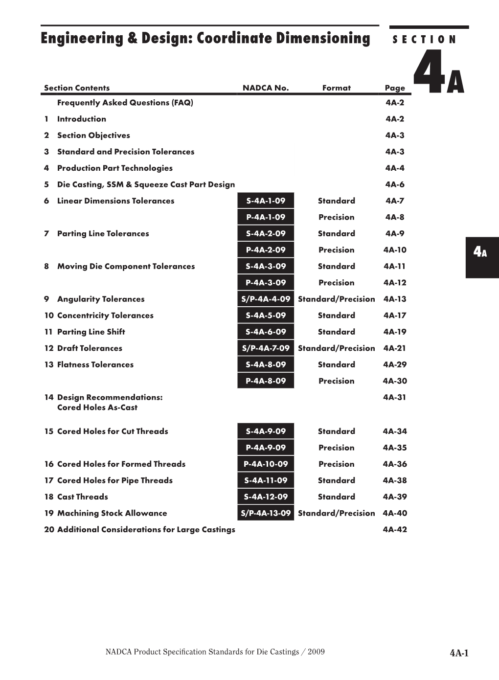 NADCA-Tolerances-2009.Pdf