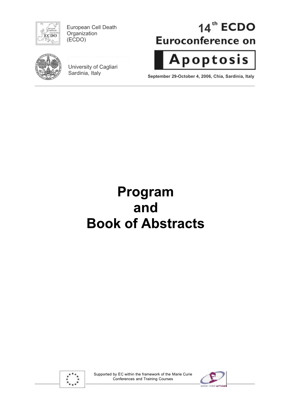 Program and Book of Abstracts