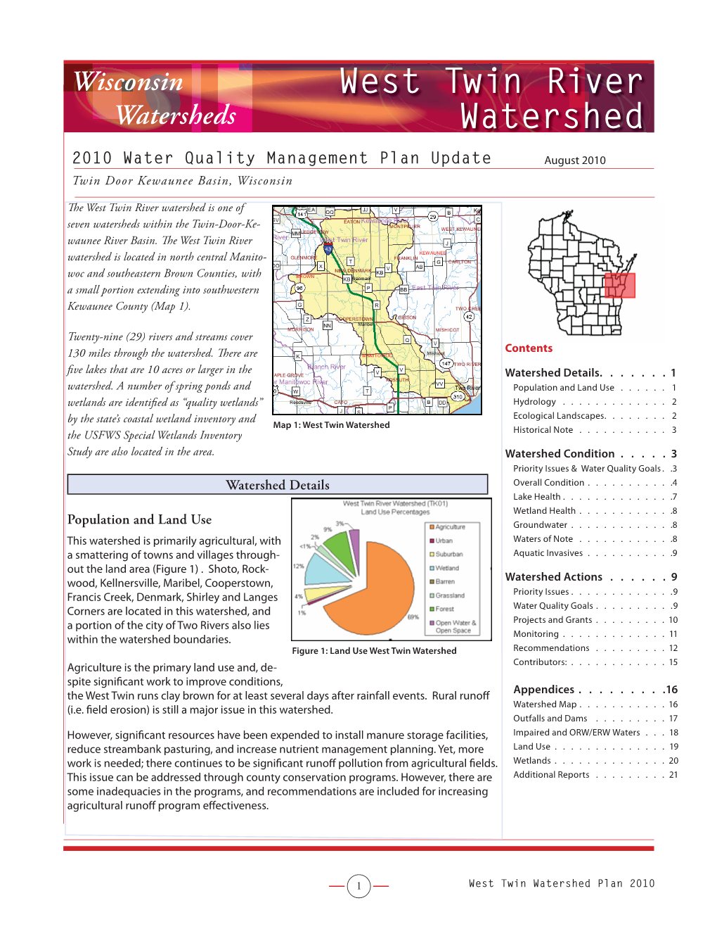 West Twin River Watersheds Watershed