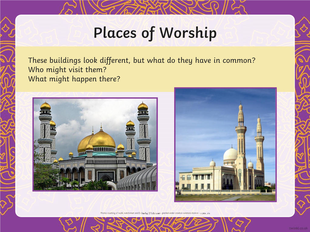 Places of Worship