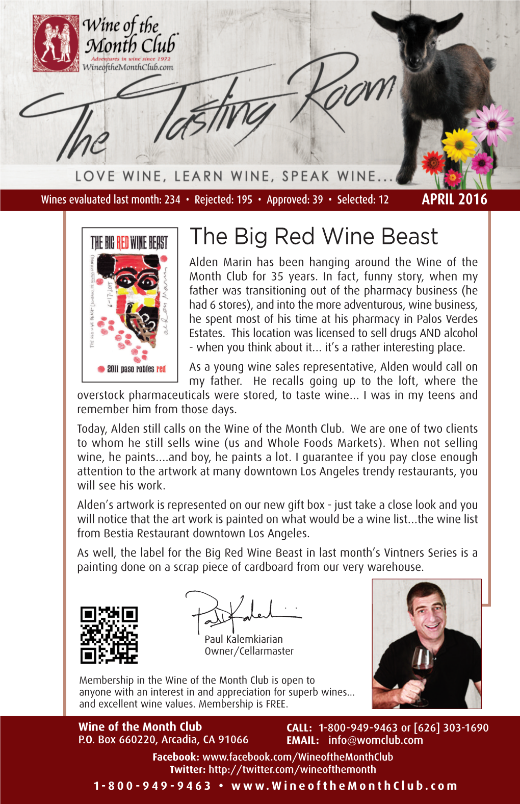 The Big Red Wine Beast