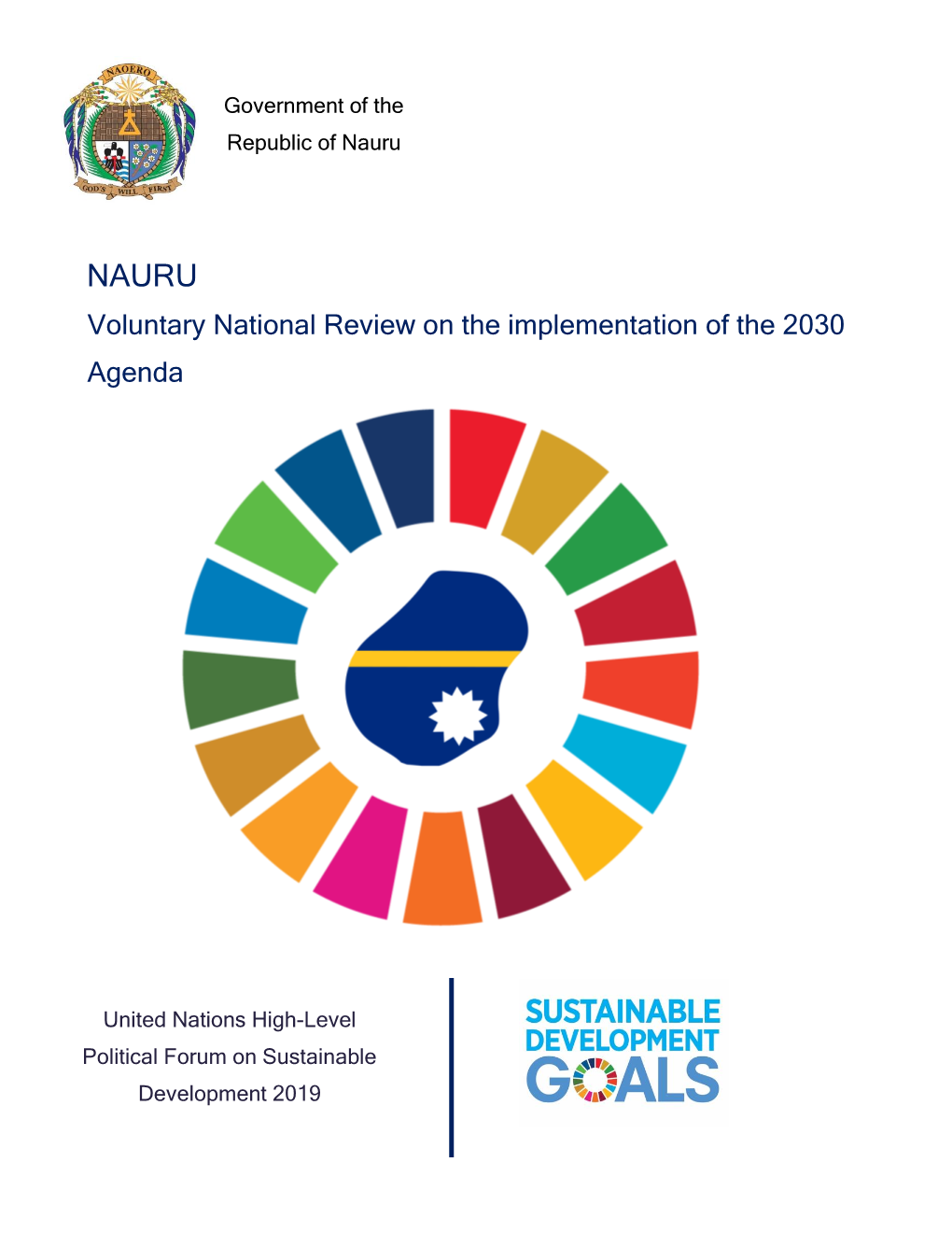 Nauru Vnr Report & Nsds Revie