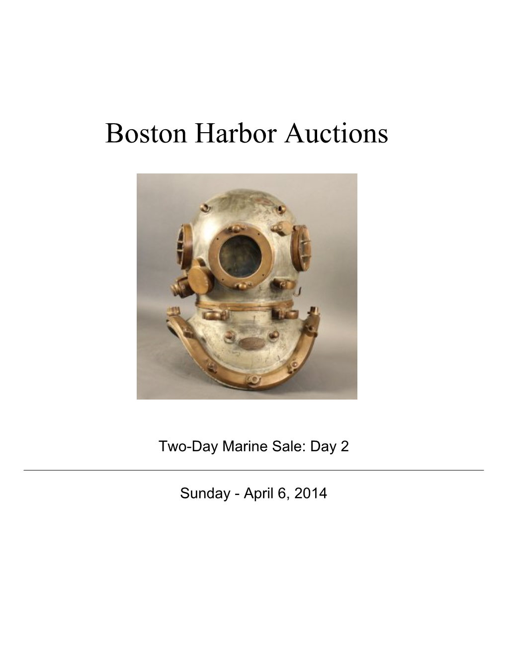 Boston Harbor Auctions