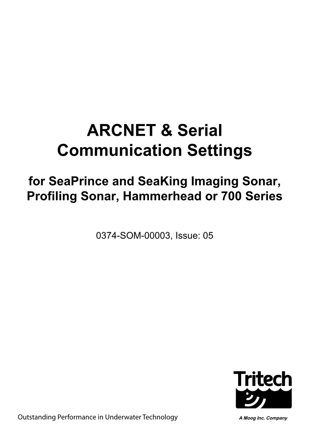 ARCNET & Serial Communication Settings
