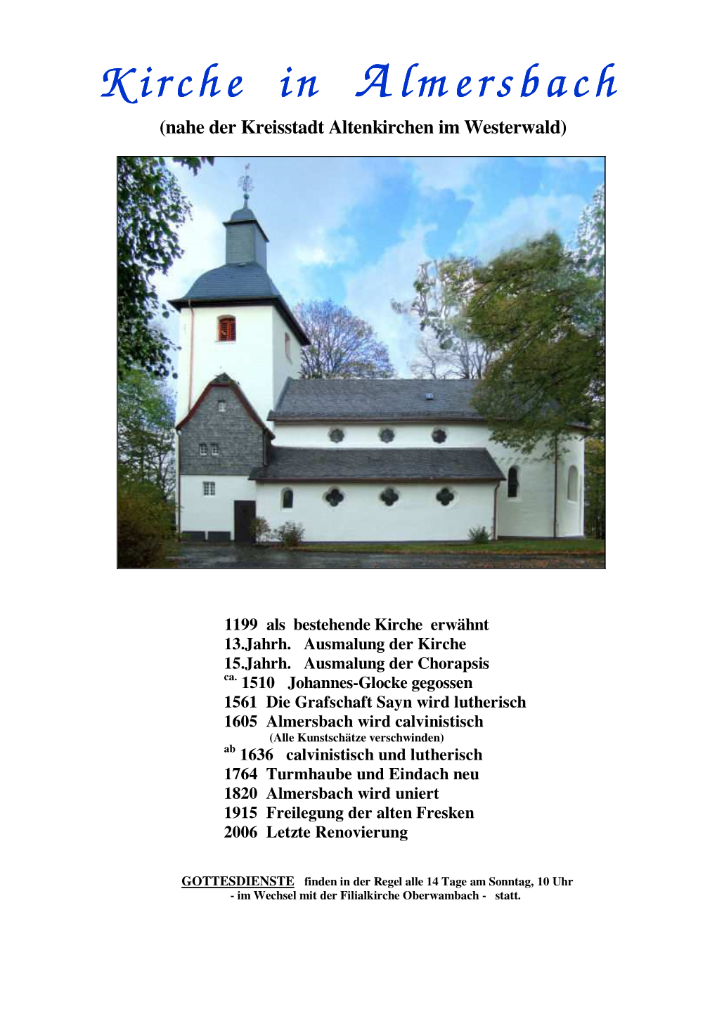Almersbach Kirche