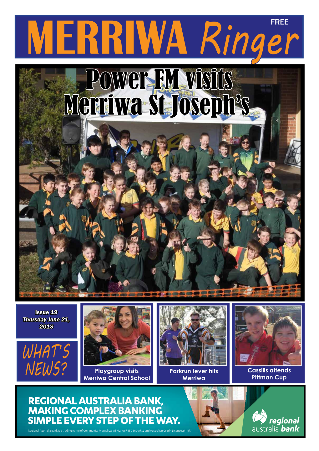 Power FM Visits Merriwa St Joseph's