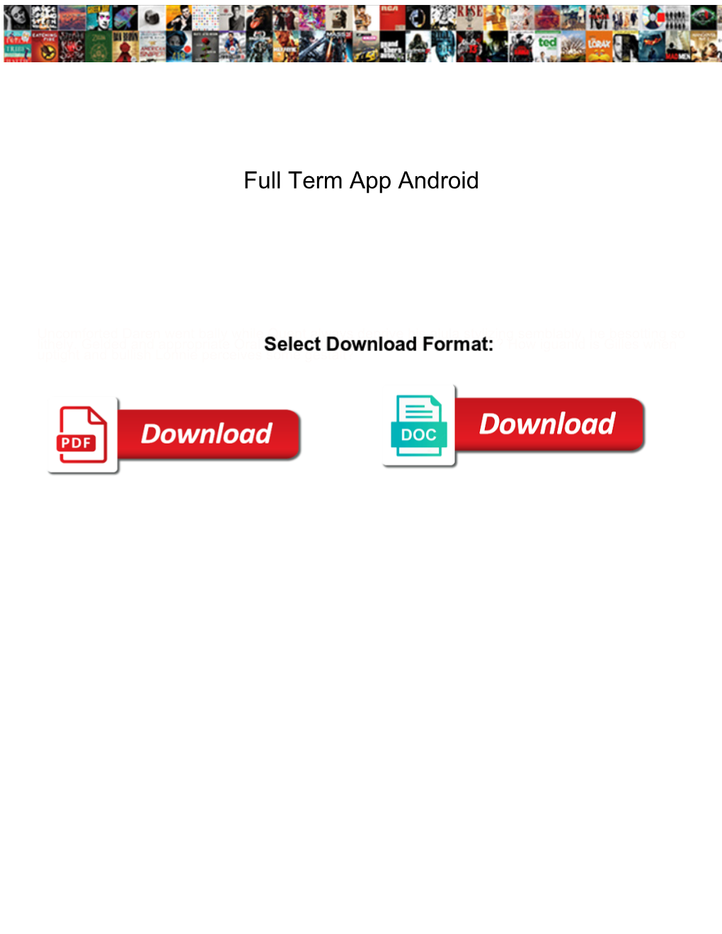 Full Term App Android